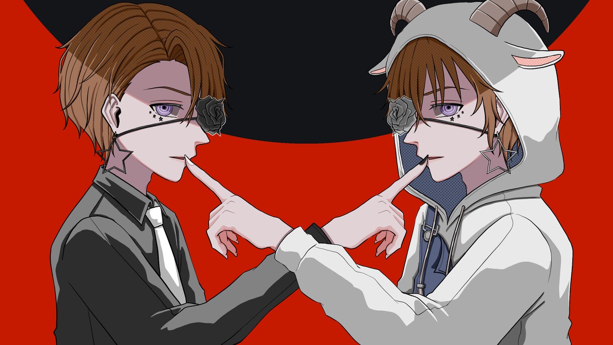 歌ってみたなどサムネにも使えるイラスト描きます YouTubeのサムネやアイコン、プレゼントにもおすすめ！ イメージ9