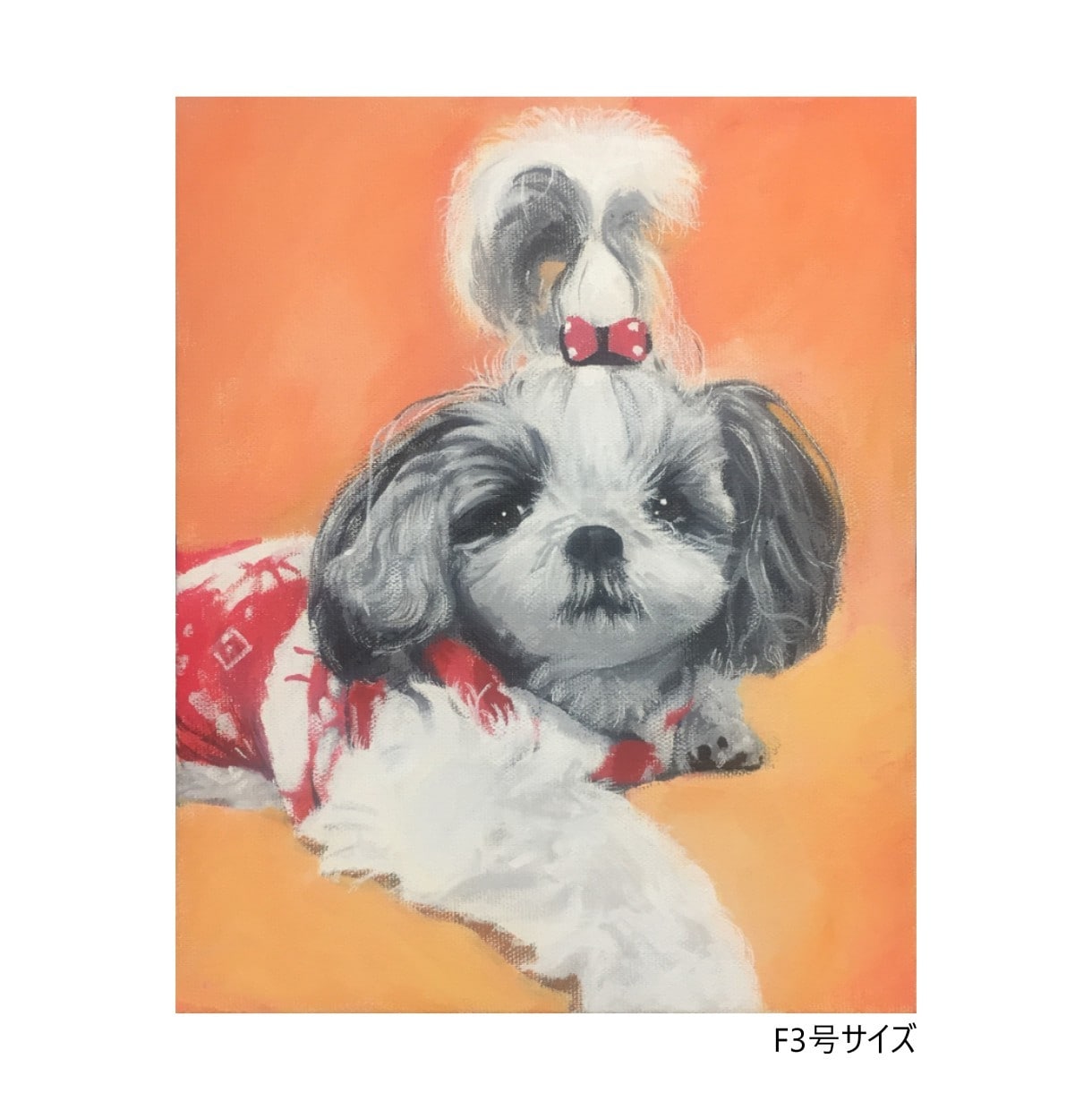 リアルなペットの油絵を制作します キャンバスに描く本格的な絵画をご提供 イメージ2