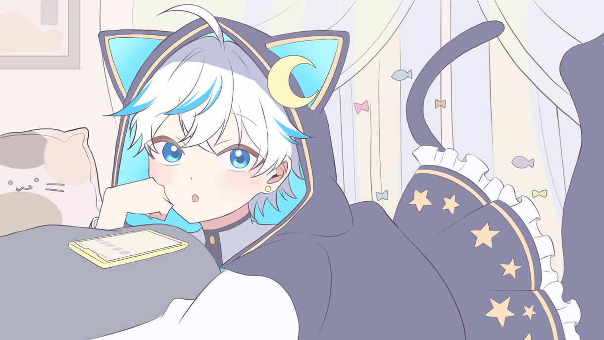 歌ってみたのサムネイルを描きます 本家寄せOK！可愛い絵柄のイラストが得意です♡ イメージ4