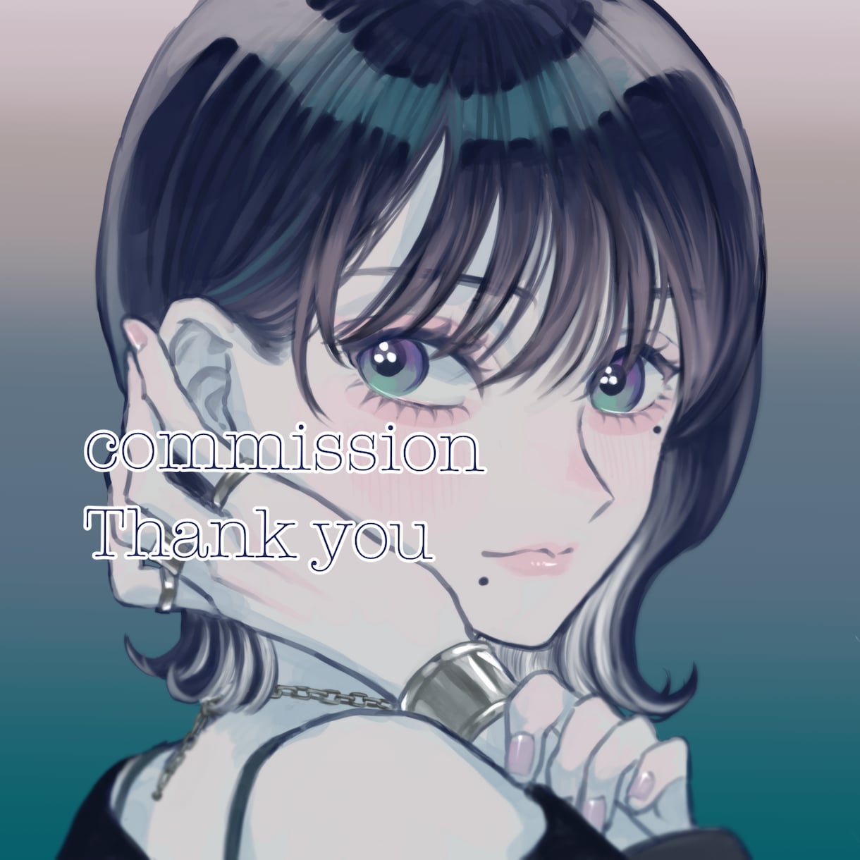 鬱々とした厚塗りイラストのアイコンを制作します 完全オリジナルです。あなたのために細部までこだわります。 イメージ5