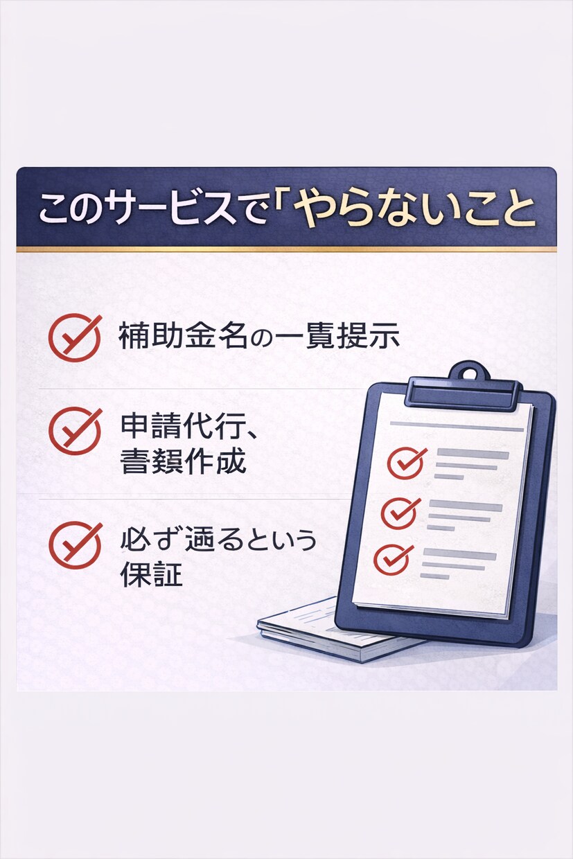 2026年対策|補助金を使える会社か診断します 事業計画をもとに、補助金活用の方向性を整理します イメージ3