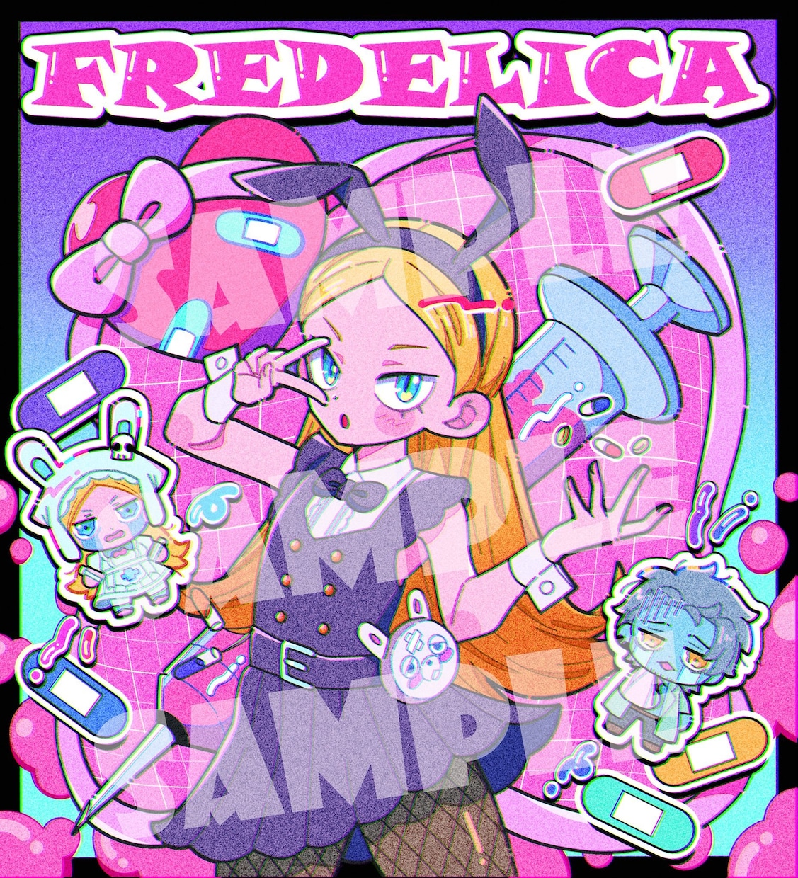 創作キャラやvtuberさんのイラスト描きます あなたのオリジナルキャラ描かせてください イメージ2