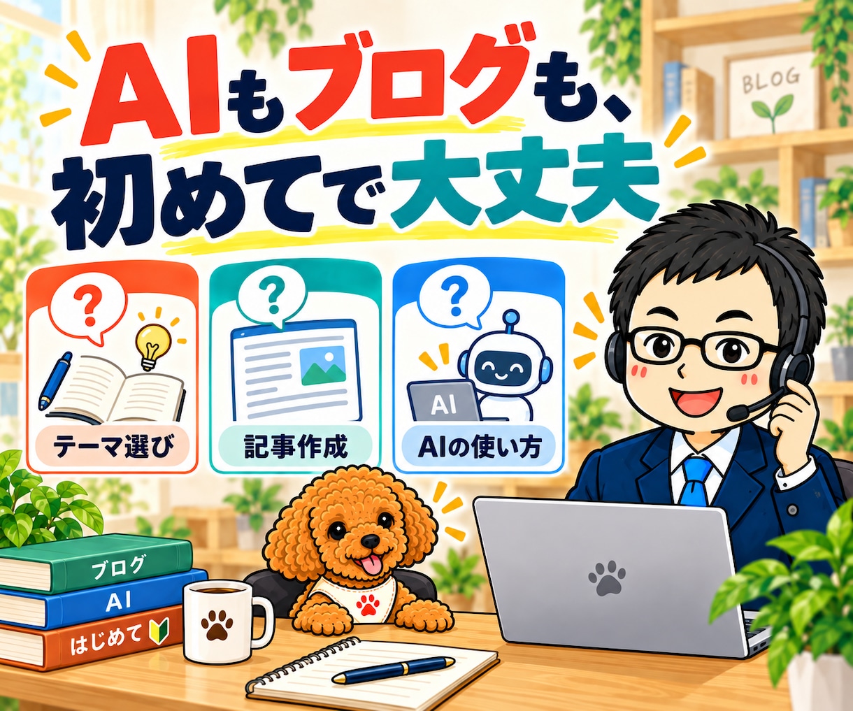 初心者のAIブログ・アフィリエイト相談に乗ります ChatGPTなどの活用と自動化を、始める順番から電話で イメージ2