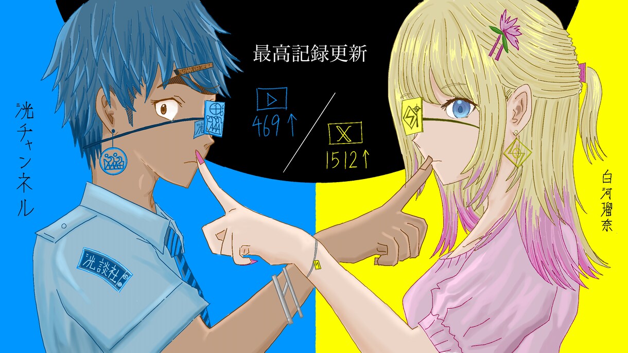 最安でイラスト依頼承ります 他にはない制作過程をすべてお見せします。 イメージ5