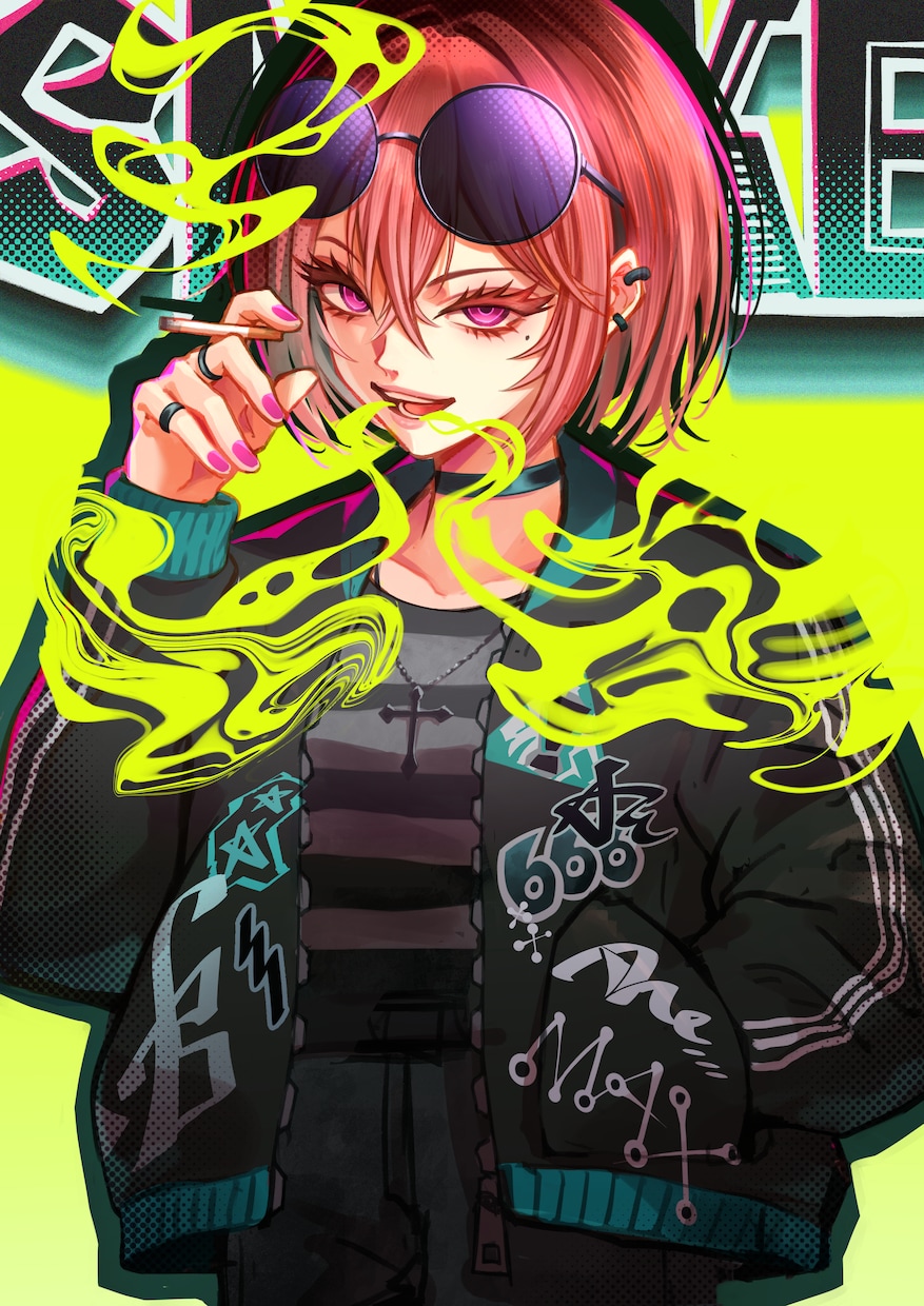 MV等でインパクトのあるイラストを制作します MVイラスト/挿絵/アイコン/SNS発信などに イメージ5