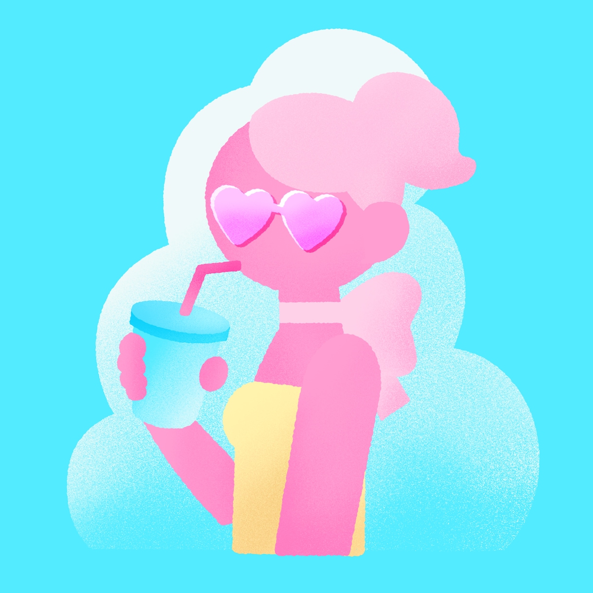 ゆるかわいい似顔絵のSNSアイコンイラスト描きます プロフィール画像にぴったりのフラットなデフォルメイラスト イメージ3