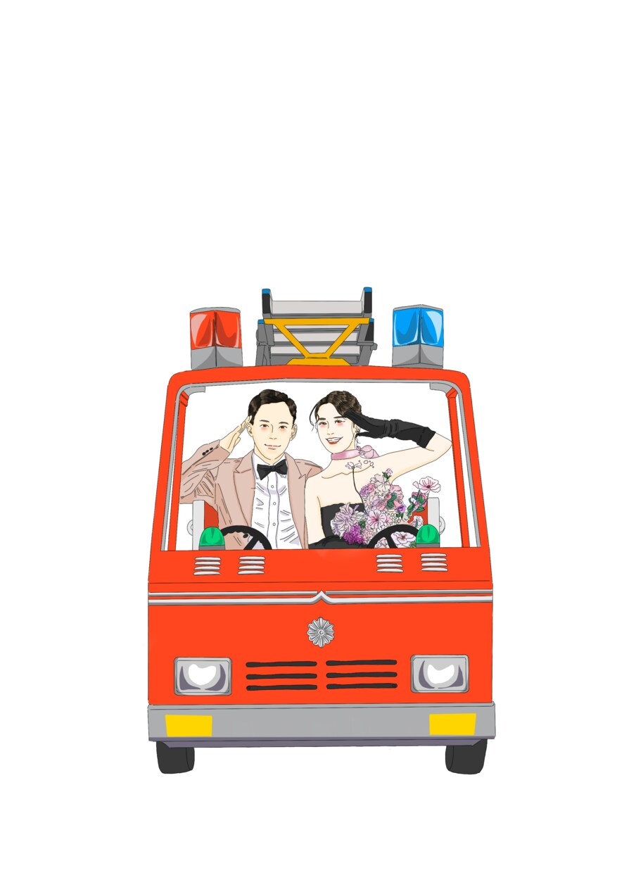 大人可愛いおしゃれなウェディングイラストを描きます 結婚式準備に活用できるよう、背景透過イラストをお渡しします！ イメージ7