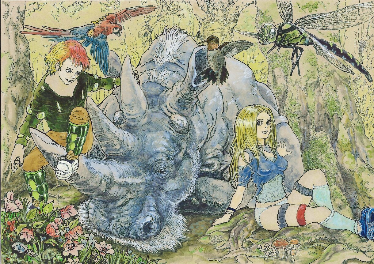 ご希望のイラストを製作致します 漫画・アニメ系イラスト,ペン画による動物や風景等のリアル画 イメージ3