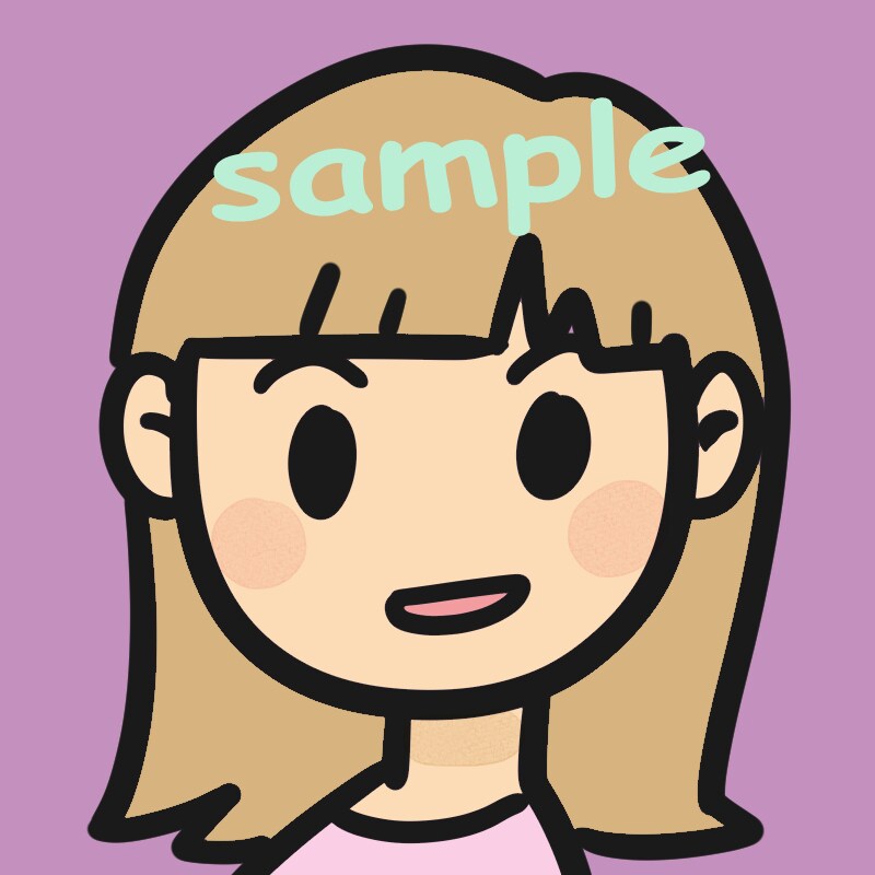 商用可！雰囲気寄せた似顔絵アイコン承ります シンプルなタッチでちゃんと特徴とらえます！ブログにもご利用可 イメージ5