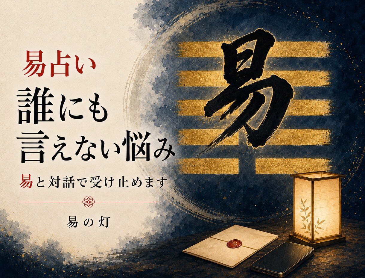 誰にも言えない悩みを易と対話で受け止めます 48時間の文章対話で、納得できる一区切りを探します イメージ1