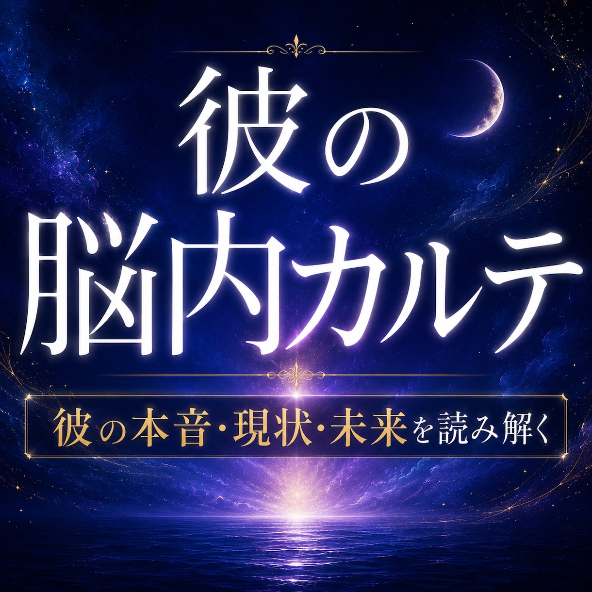 彼の脳内カルテ｜彼の本音・現状・未来を読み解きます 音信不通・既婚・片想い・複雑愛。秘密厳守で彼の本音を届けます イメージ1
