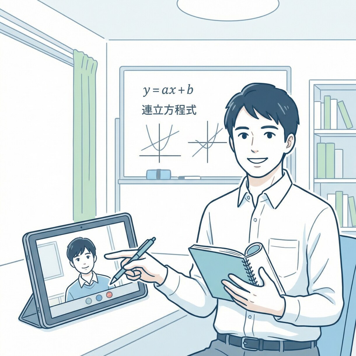 中学数学専門指導☆オンライン家庭教師をします 塾講師 2000時間以上の指導実績で的確なサポート イメージ1