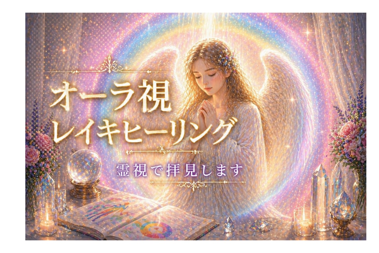 オーラ視✕レイキヒーリングで未来を良くします あなたがあなたに戻れば選択肢は変わる イメージ1