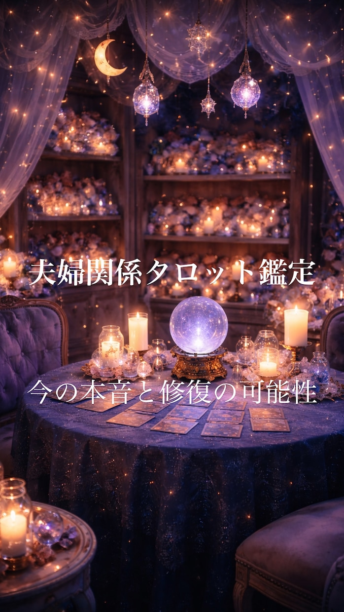 夫婦・パートナー関係のお悩みを丁寧に読み解きます 言えない本音、夫婦の未来の流れを静かに読み解きます イメージ1