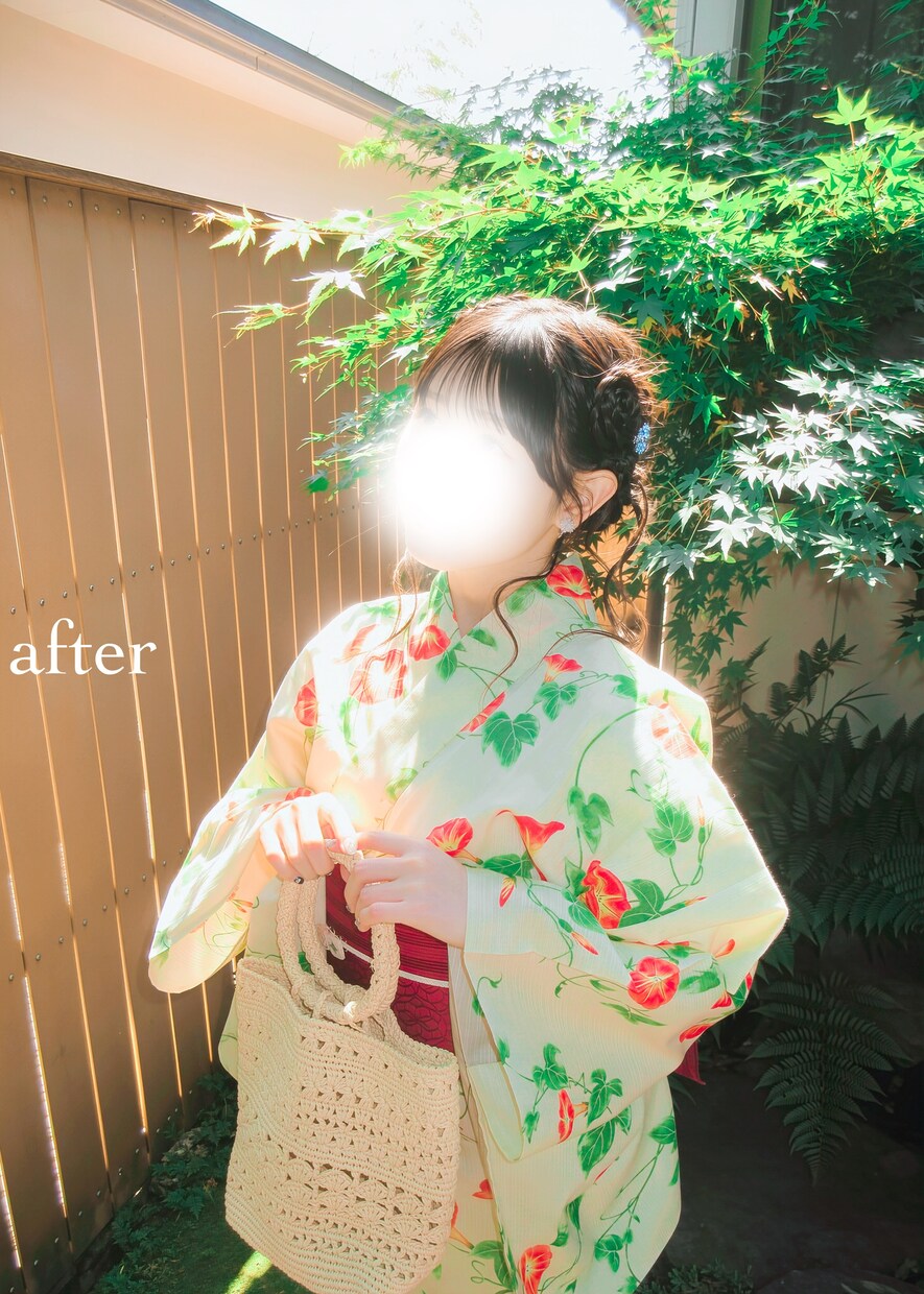 SNS映えする自然な写真加工をします 思い出の写真を、もっと綺麗に、もっと好きに。 イメージ5