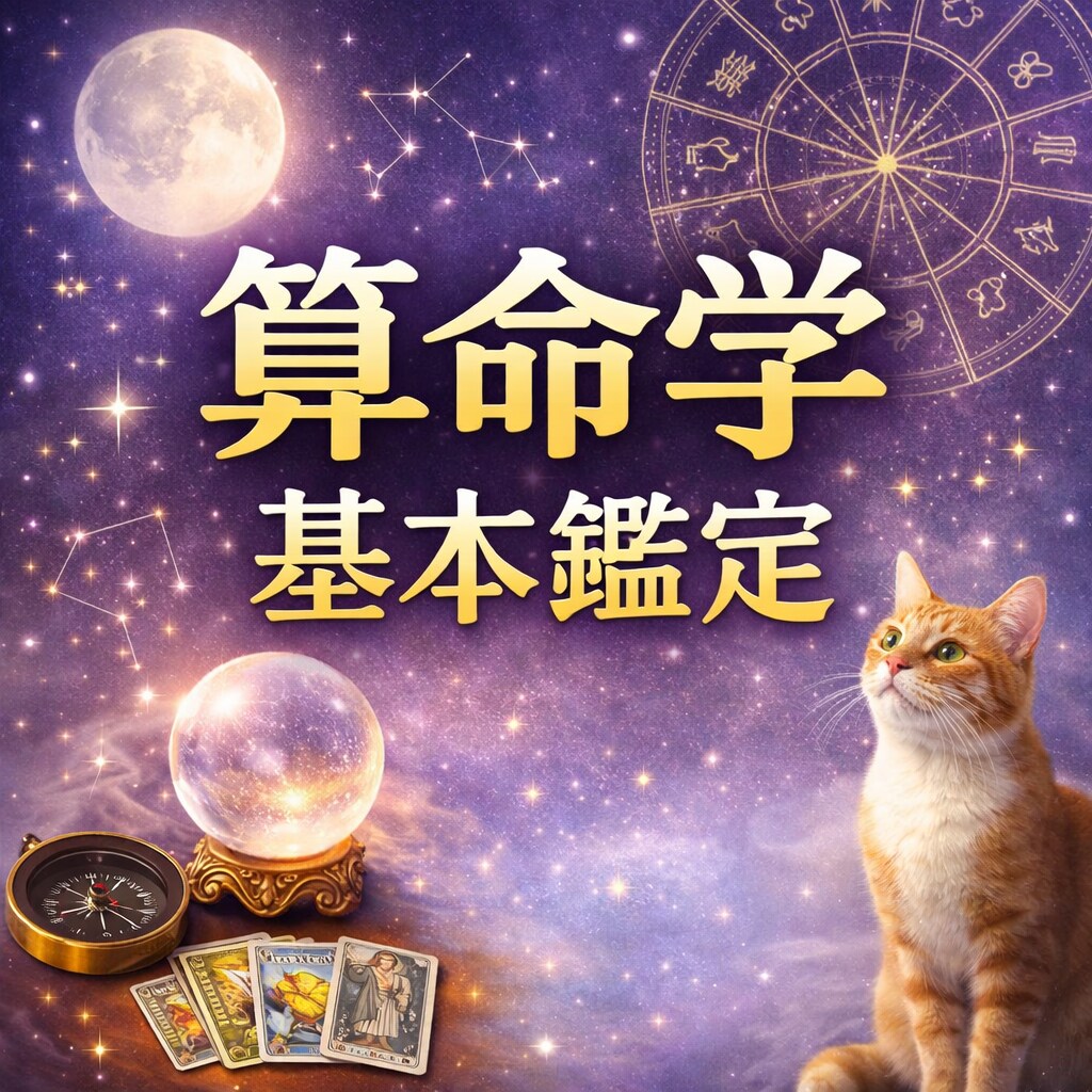 算命学であなたの宿命を鑑定します 算命学による基本鑑定です。3～6枚の鑑定書をお届けします。 イメージ1