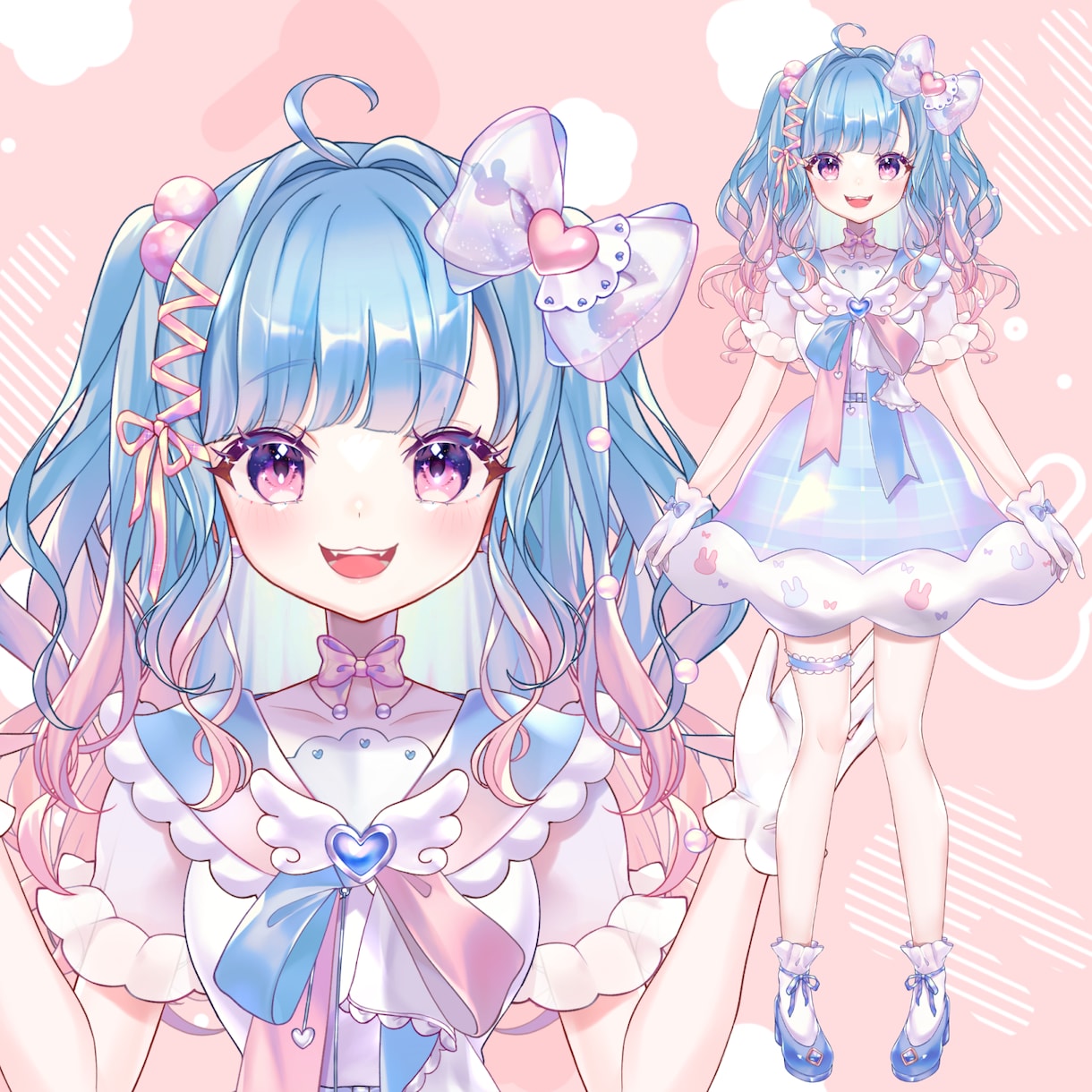 イラストからVtuberモデル制作をいたします デザインからLive2Dモデリングまで可能です！ イメージ2