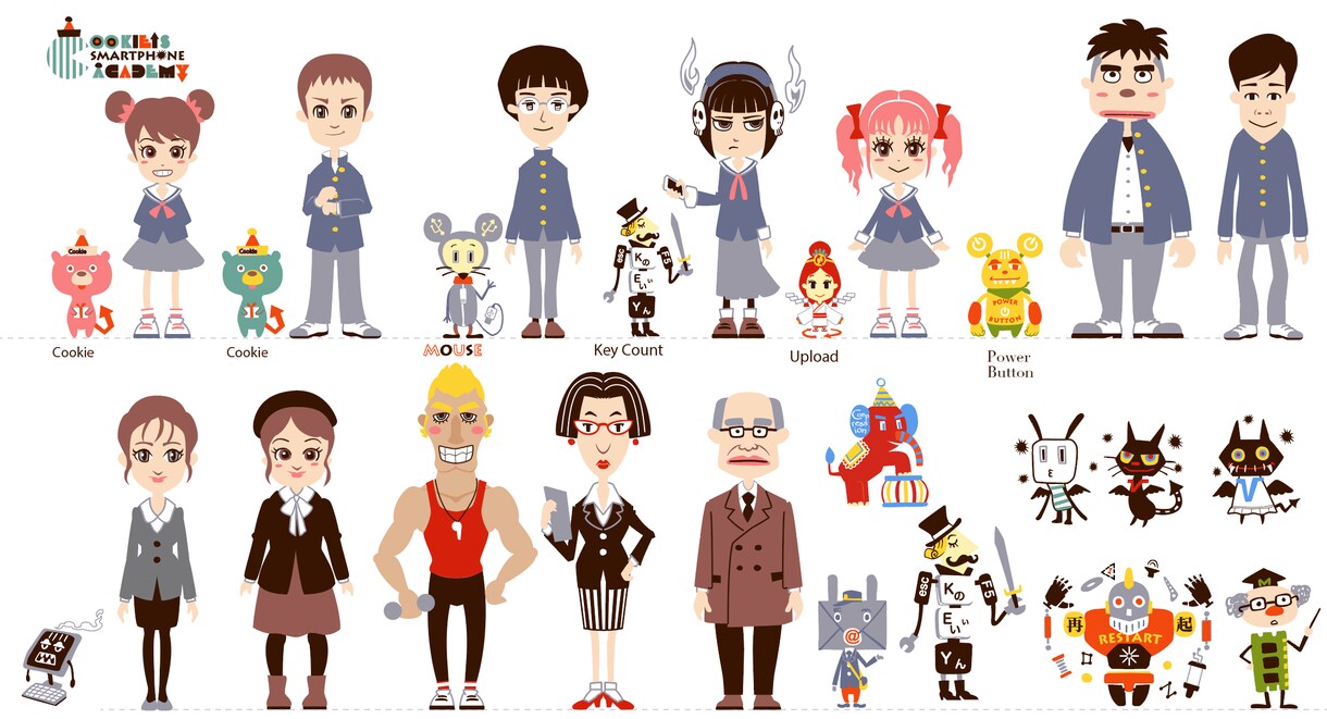 オリジナルキャラクターを制作します 企業キャラクター、マスコットキャラ、既存キャラのリニューアル イメージ5