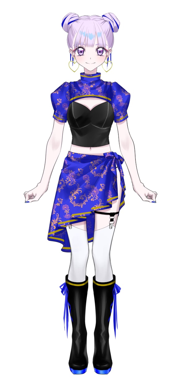 VTuber様向けキャラデザ・イラスト制作します 初心者OK！オリジナルキャラクターのデザイン＆パーツ分け イメージ6