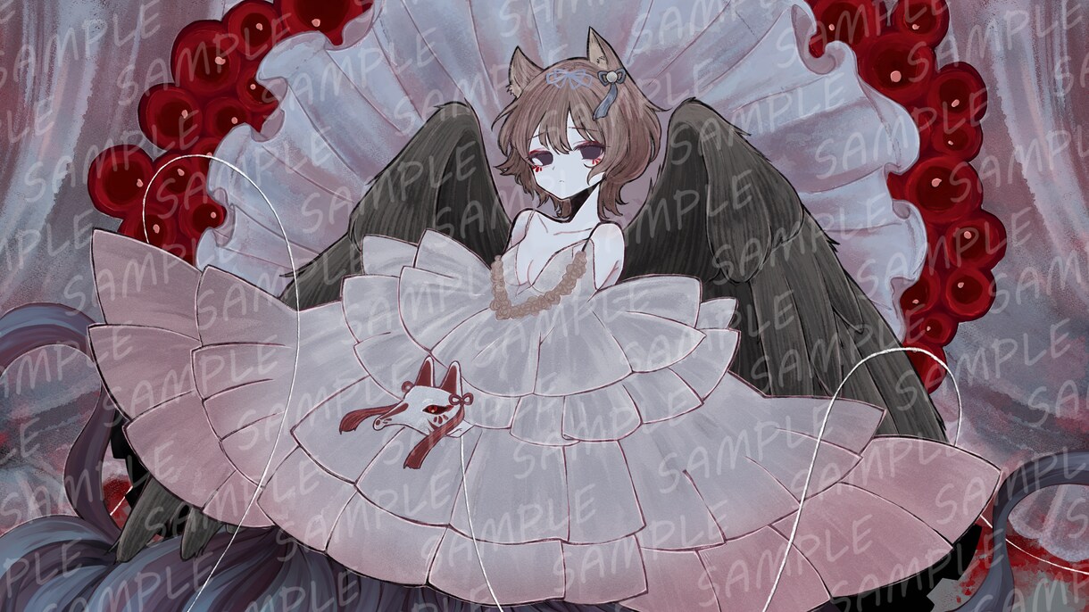 一枚絵を制作します 魅力的な一枚絵をお届けいたします。 イメージ4
