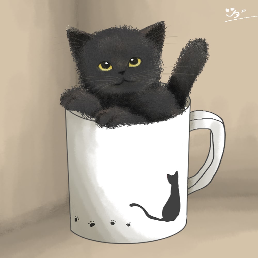 油絵風特化！あなたのペットを油絵風に描きます 【油絵風×猫】どんな毛色、ポーズでも愛猫をかわいく描きます イメージ1