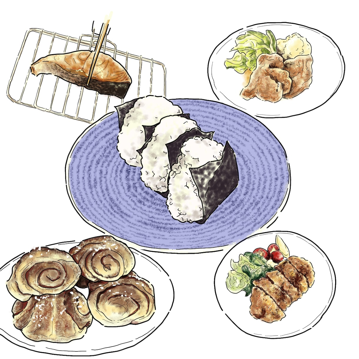 似食物絵！写真からフードイラスト描きます 商用利用OK◎カフェメニューや挿絵に イメージ5