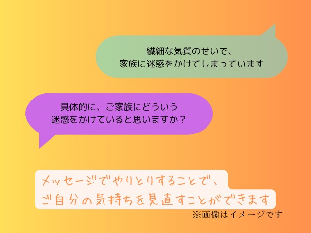 ＨＳＰ、繊細さんのお悩みをチャットでお聞きします あなたのお悩みに対して解決のためのToDoリストを作成します イメージ2