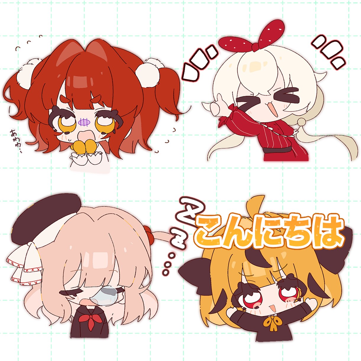 アニメーションOK！スタンプやバッジ描きます LINEスタンプ、youtubeやTwitchのバッジ制作！ イメージ2