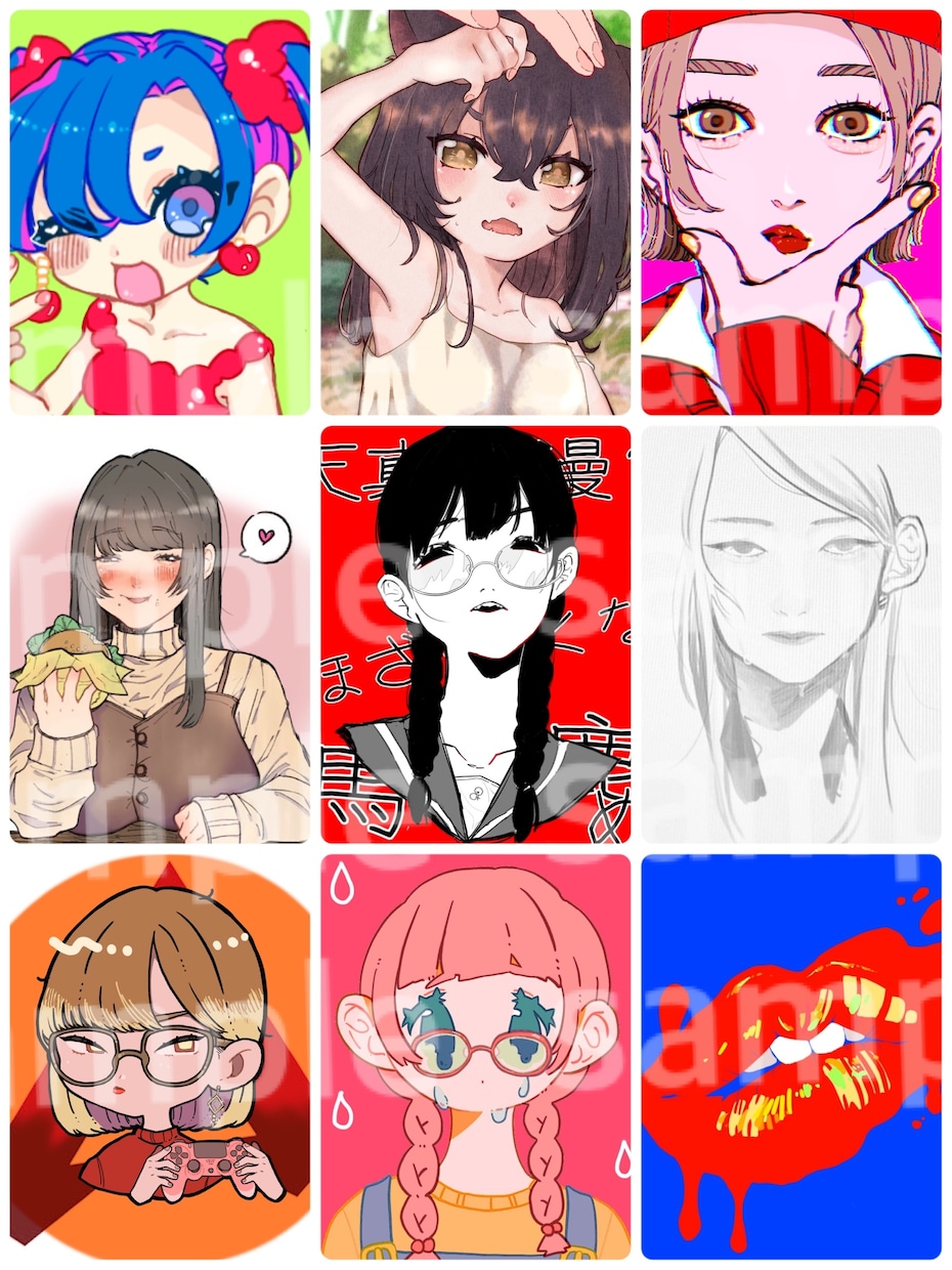 お好きなキャラクターイラスト描きます 貴方の大好きなキャラクター、描かせてください! イメージ1