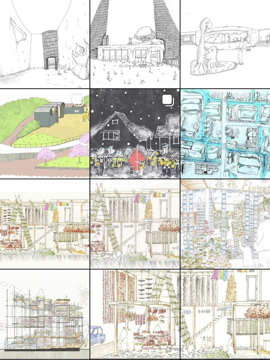 初回限定価格　建築、街、自然のイラスト描きます あなたの想い描く建物、街、自然をイラストで表現します。 イメージ3