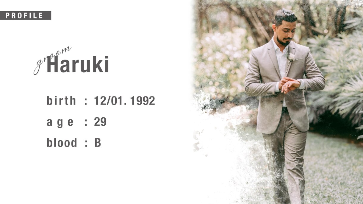 結婚披露宴のオープニングムービーを制作します 結婚式らしい、白を基調としたシンプルデザインのオープニングを イメージ2