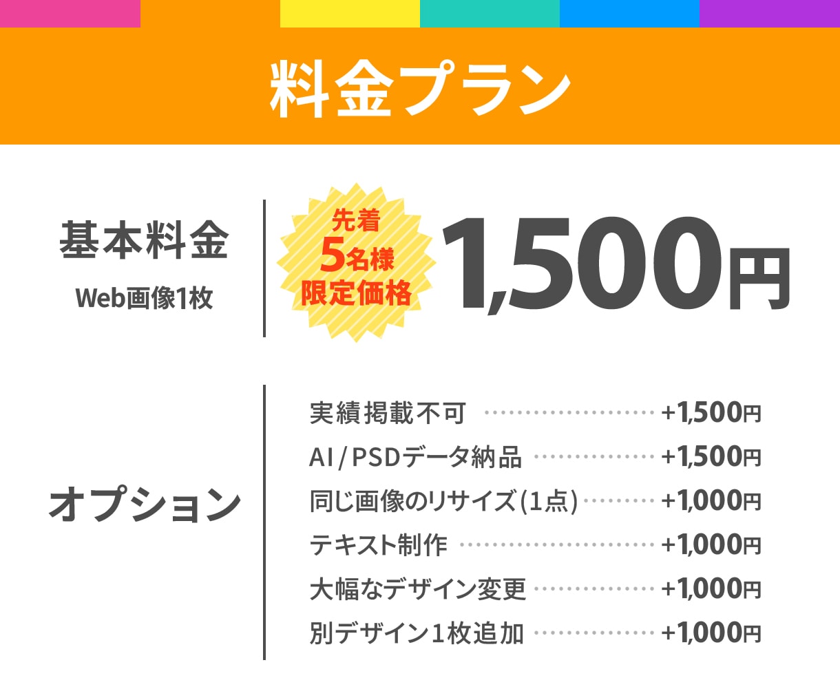 限定価格！【成果】を重視したバナーを制作します 「パッと見てスッと伝わるデザイン」でビジネスに追い風を イメージ3