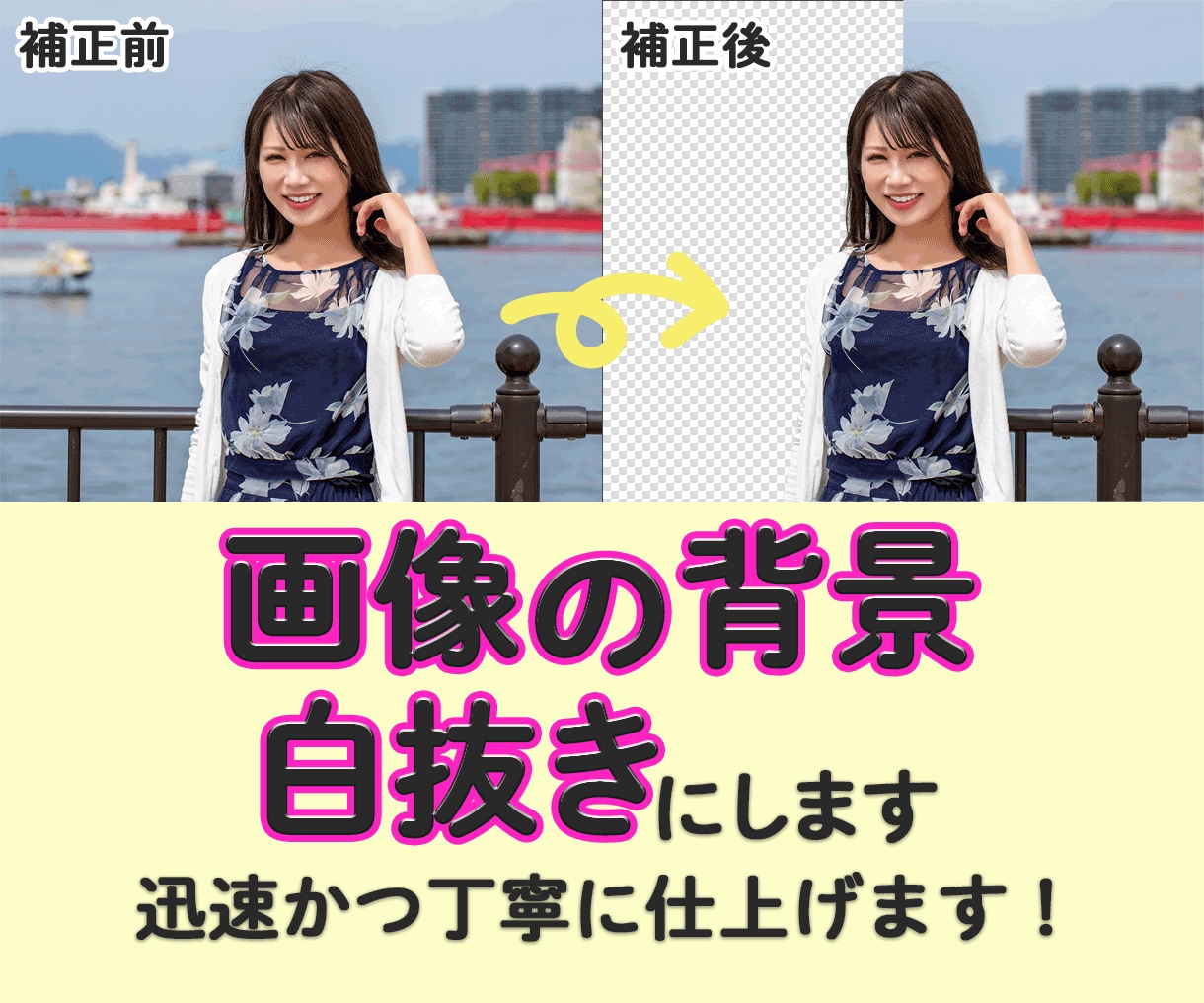 3枚まで写真補正いたします ★切り抜き・不要物の除去・色補正など。お気軽にご相談下さい。 イメージ2