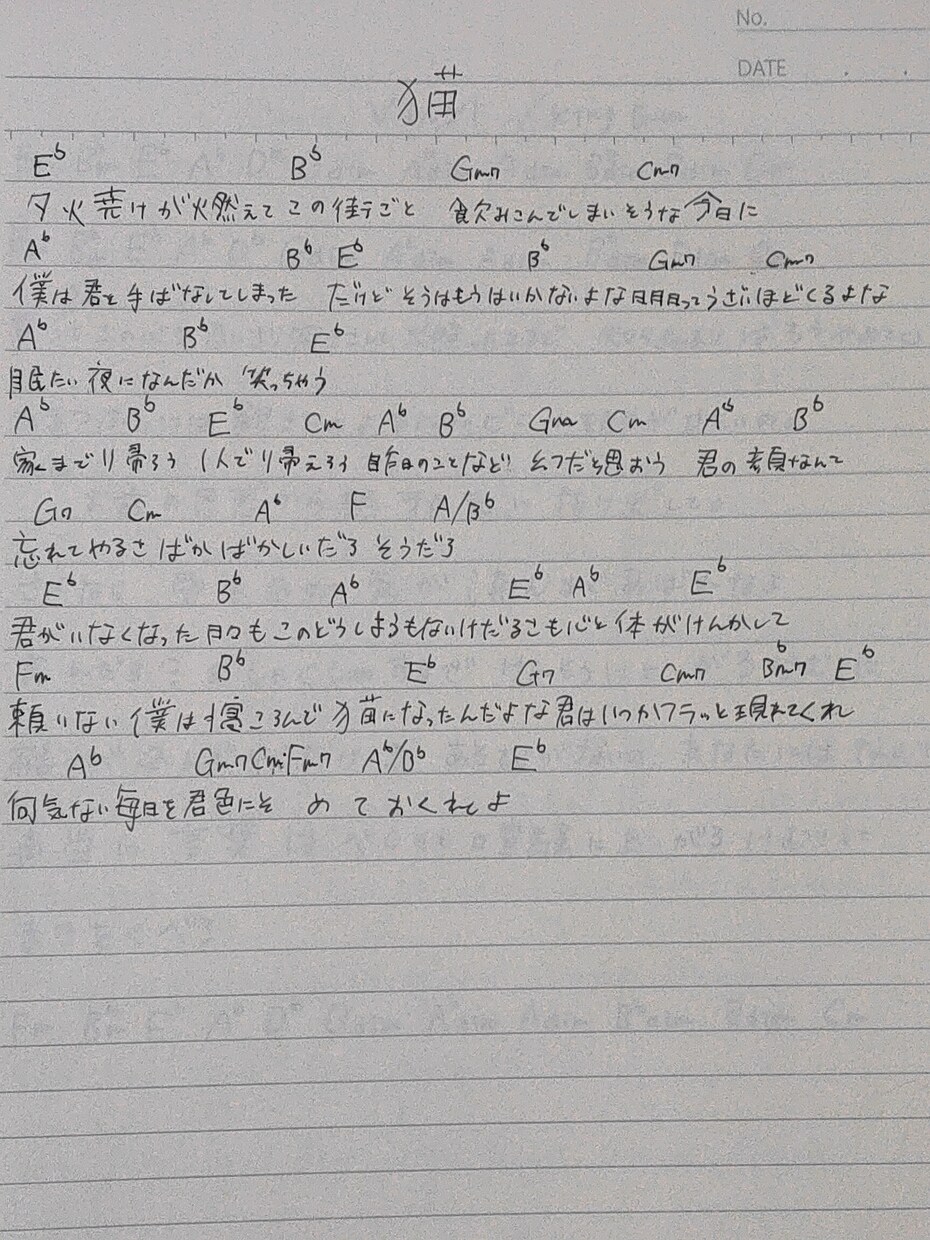 音楽のコードつけます あなたの曲をコードで仕上げます！ イメージ3
