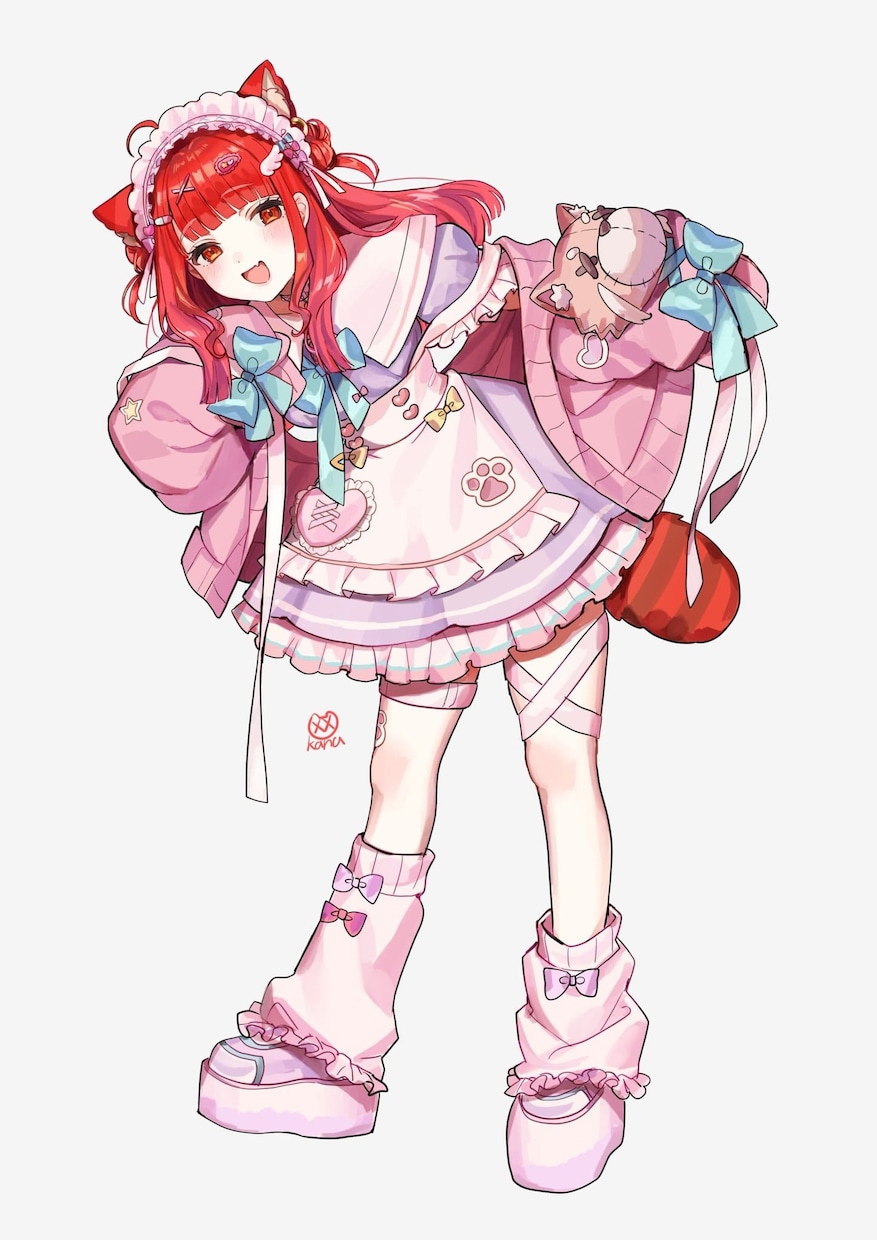 立ち絵を描きます バランスの良い等身のかっこいい、可愛い立ち絵 イメージ1