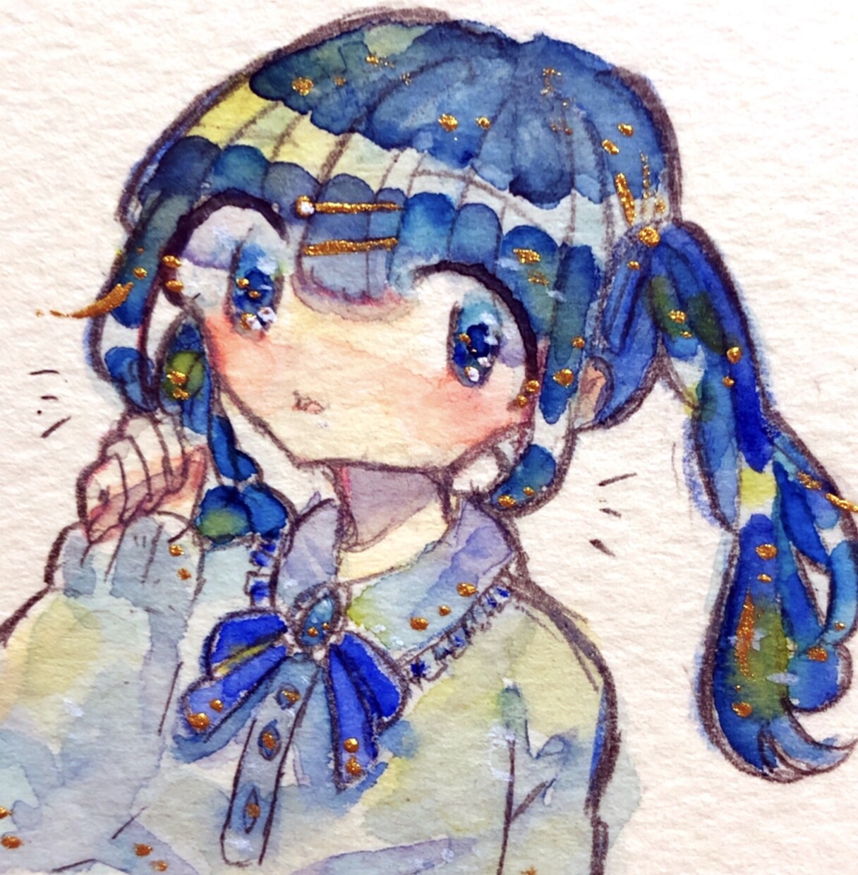 SNSアイコンイラスト アナログでお描きします 透明水彩で鮮やかで温かみを感じられるあなただけのアイコンを！ イメージ7