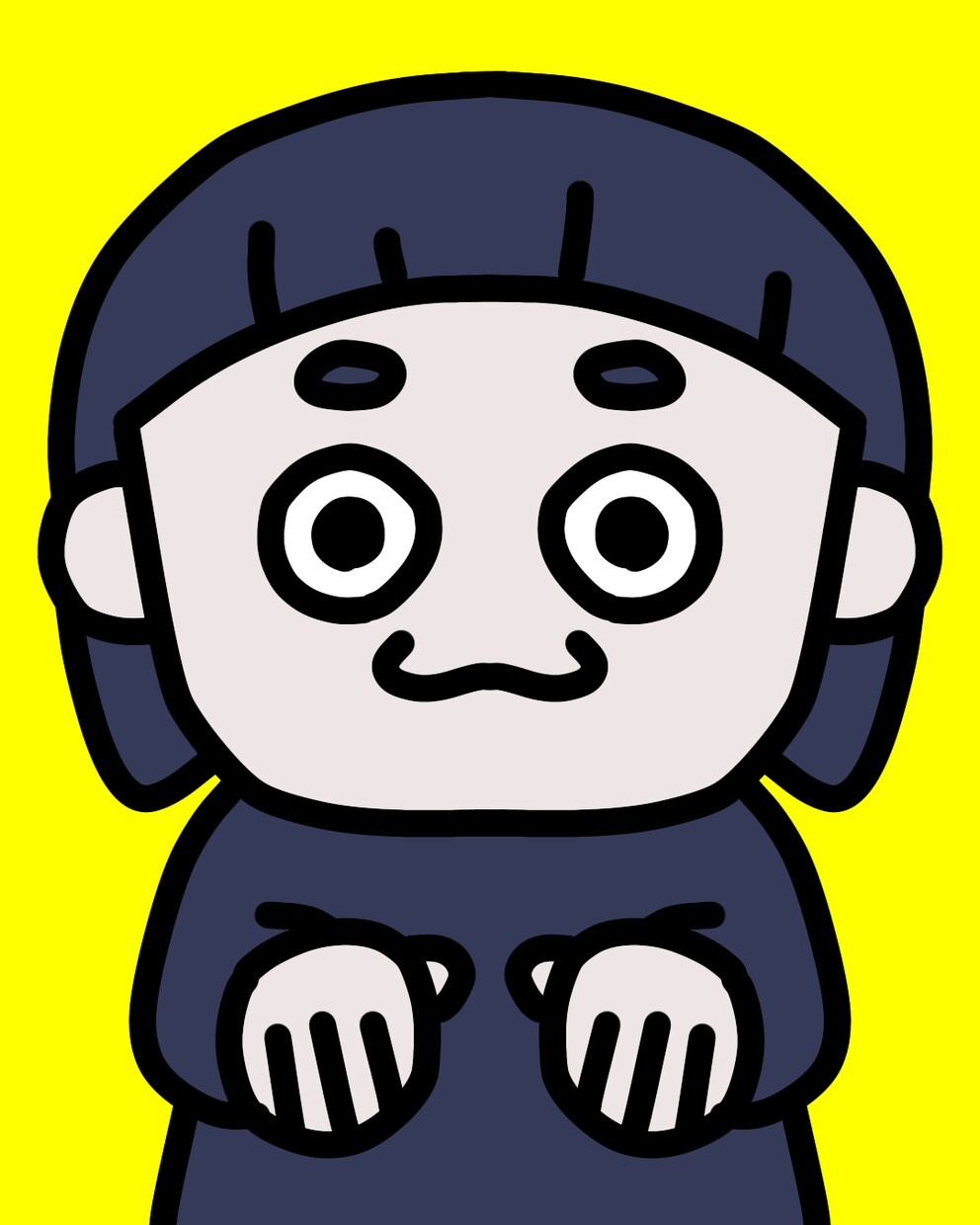 人とは違うアイコンにしたい方にオススメします インパクトのある可愛いポップなイラストです！ イメージ2