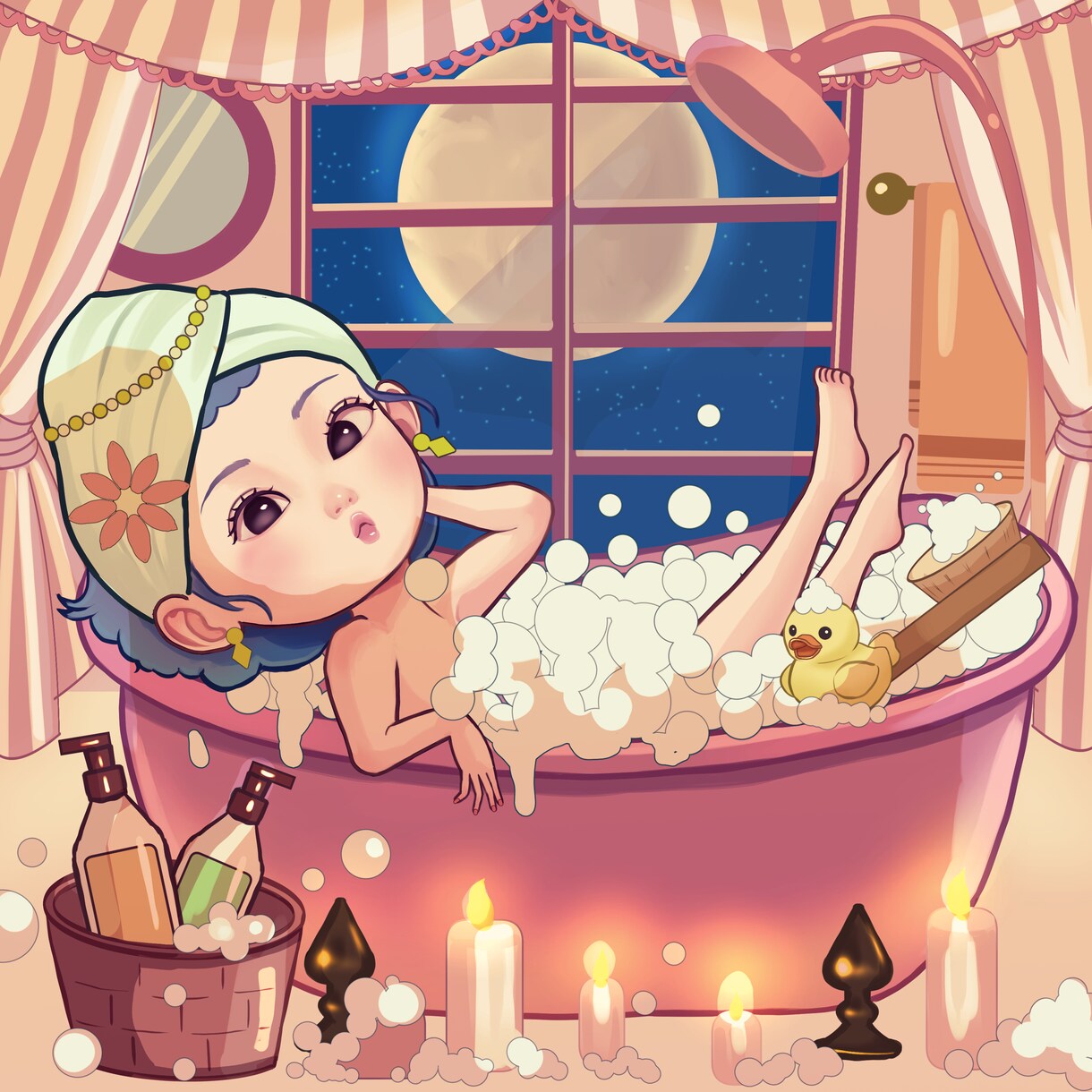 商用利用OK！！キュート可愛いミニイラスト描きます ポーズ・仕草全て可愛いイラストお描き致します イメージ3