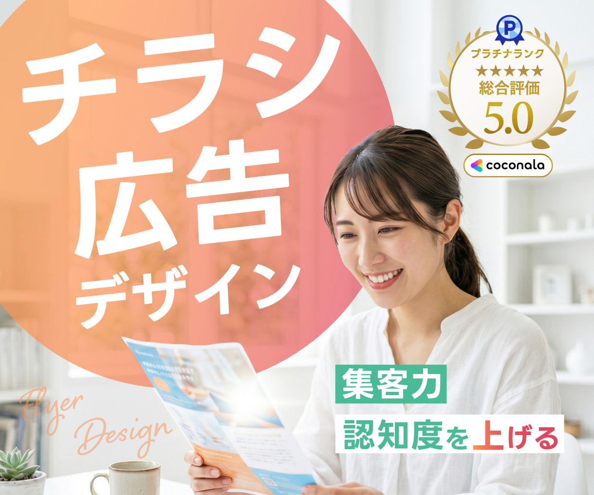 プロが格安でチラシ・パンフレットのデザインをします 初めてのチラシ作成、購入の方も親切丁寧に対応いたします！ イメージ1