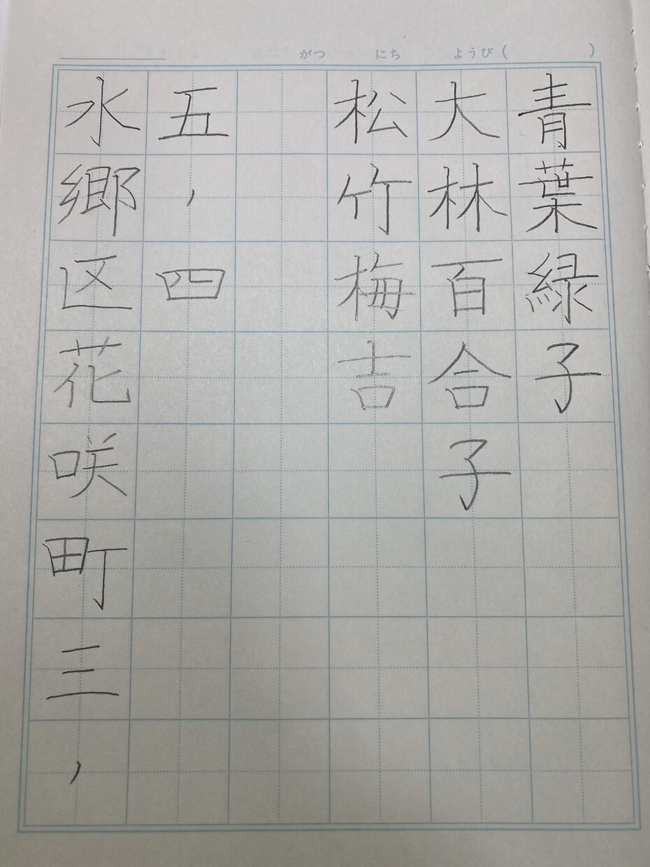 ペン字、えんぴつ字お手本書きます 文字を美しく書くお手伝いをいたします イメージ1