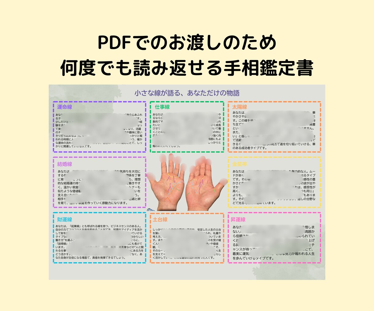 本来の自分を思い出す手相鑑定をお届けします ・自分を後回しにしてきたあなたへ本来の自分を思い出す手相鑑定 イメージ4