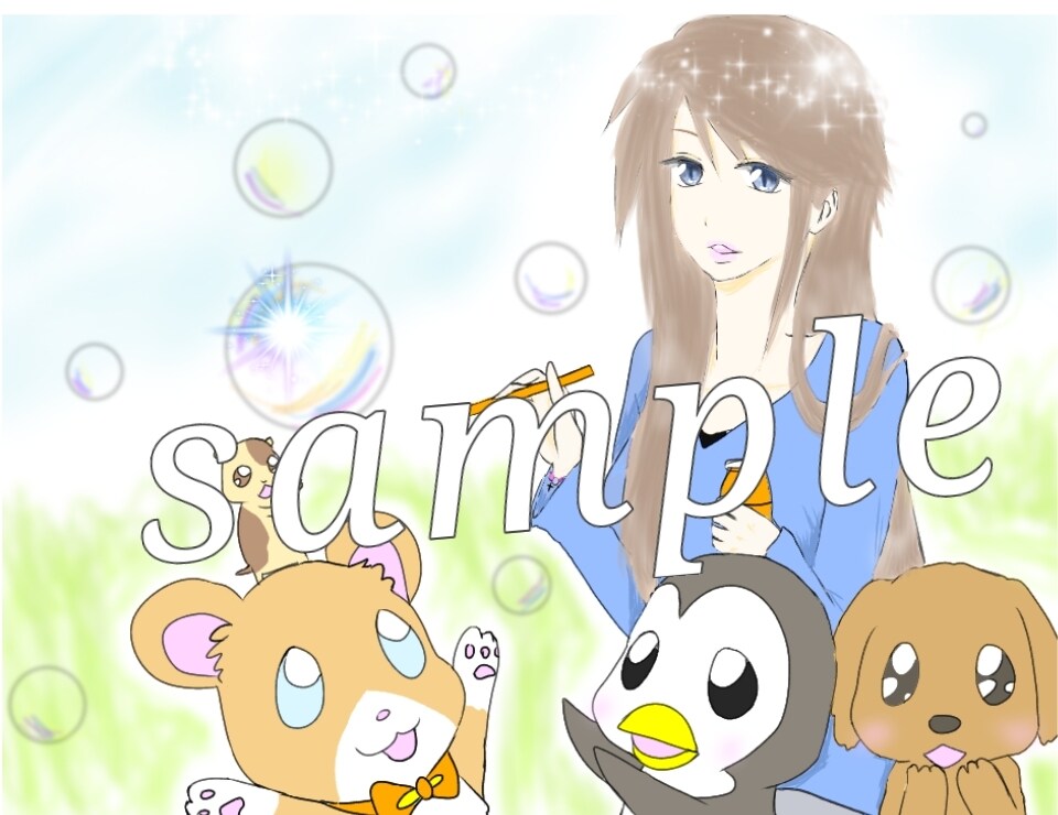 アイコン、イラスト描きます 目を惹く！派手なオネェから可愛い女の子、なんでも描きます イメージ6