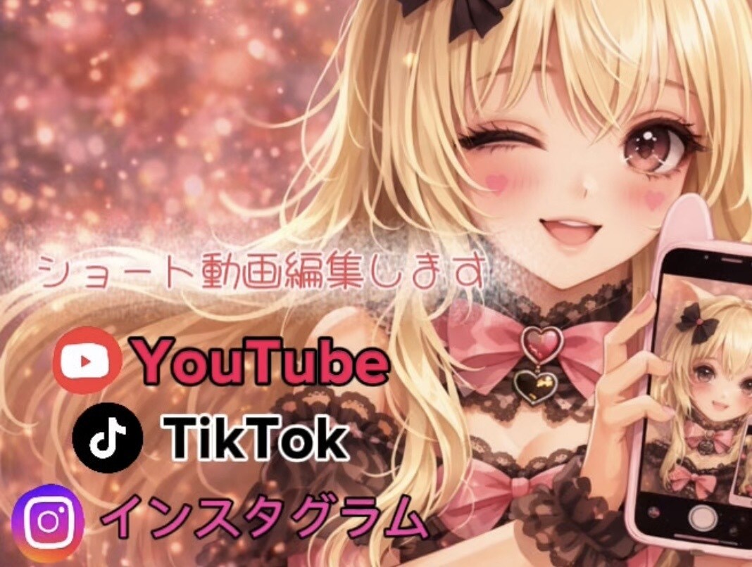 TikTok・YouTubeショート動画編集ます 再生数万超え一緒に目指しましょう！ イメージ1