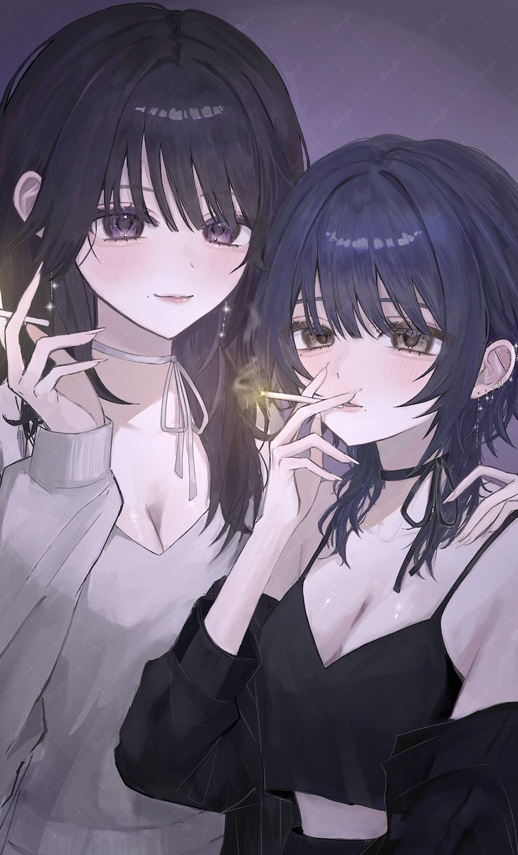 Vtuber・配信・歌みた用の透明感の絵制作します 商用利用◎ Vtuber・歌みた・配信を彩る透明感イラスト イメージ4