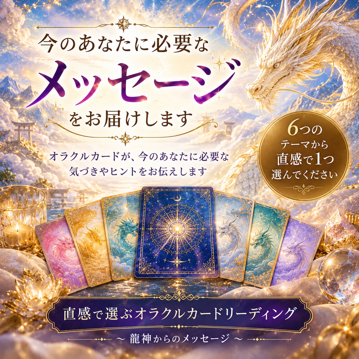 今、あなたに届いている気づきのメッセージがあります 今のあなたに必要なメッセージをお届けします イメージ1