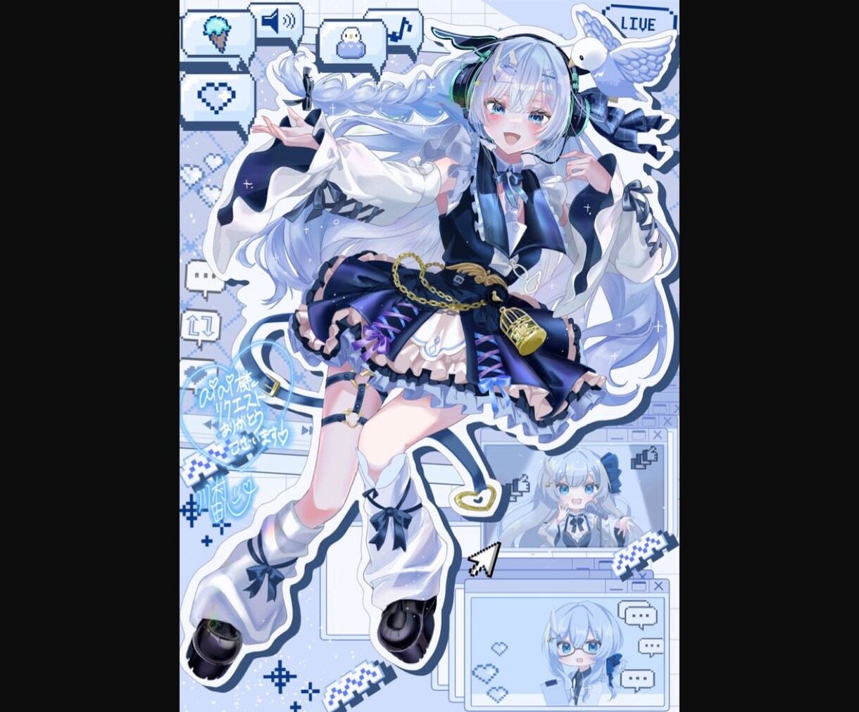 キャッチーで可愛いイラストを心を込めて描きます アイコン、サムネ、キャラデザ、MV、キービジュアル等全般対応 イメージ5
