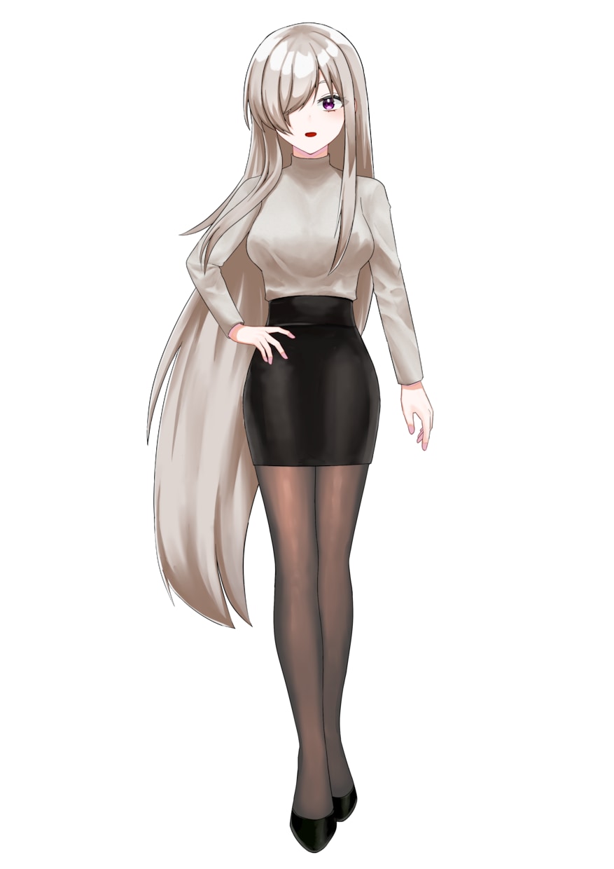 大人な女性をイメージしたイラストになります コート着脱のイラストがあります。 イメージ8