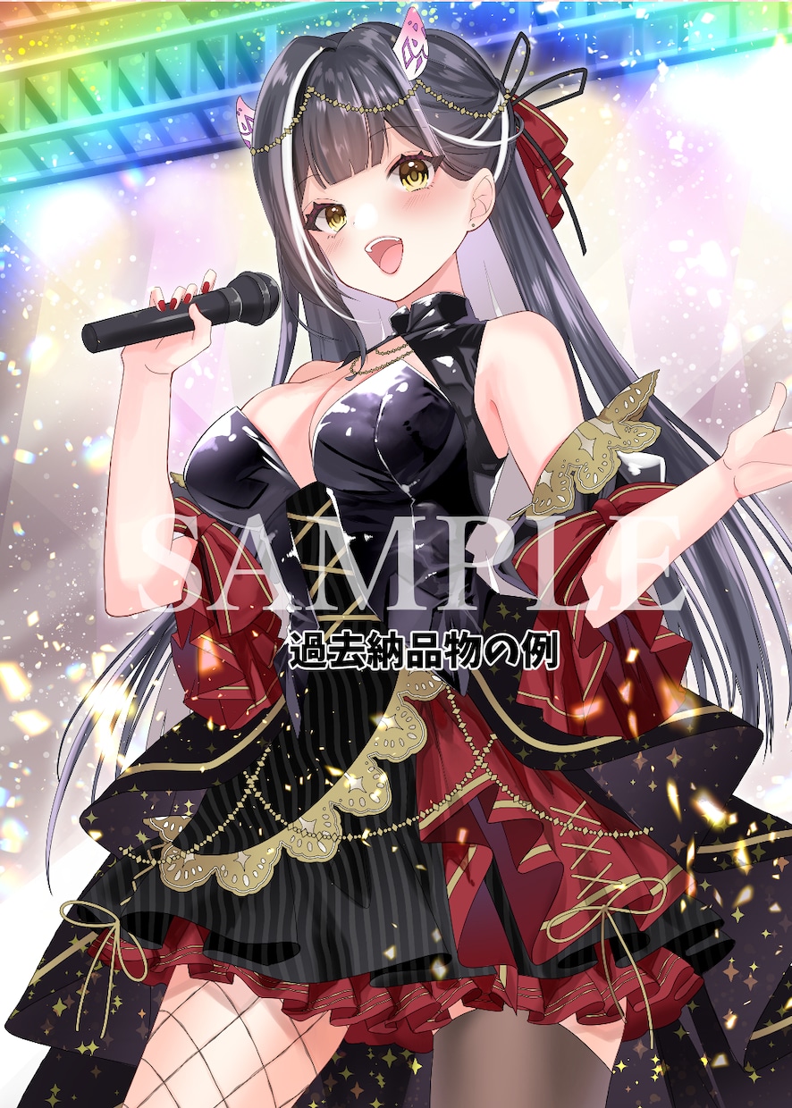 キラキラ可愛い1枚絵描きます Vtuberさん向け♪サムネや記念イラストに最適★ イメージ7