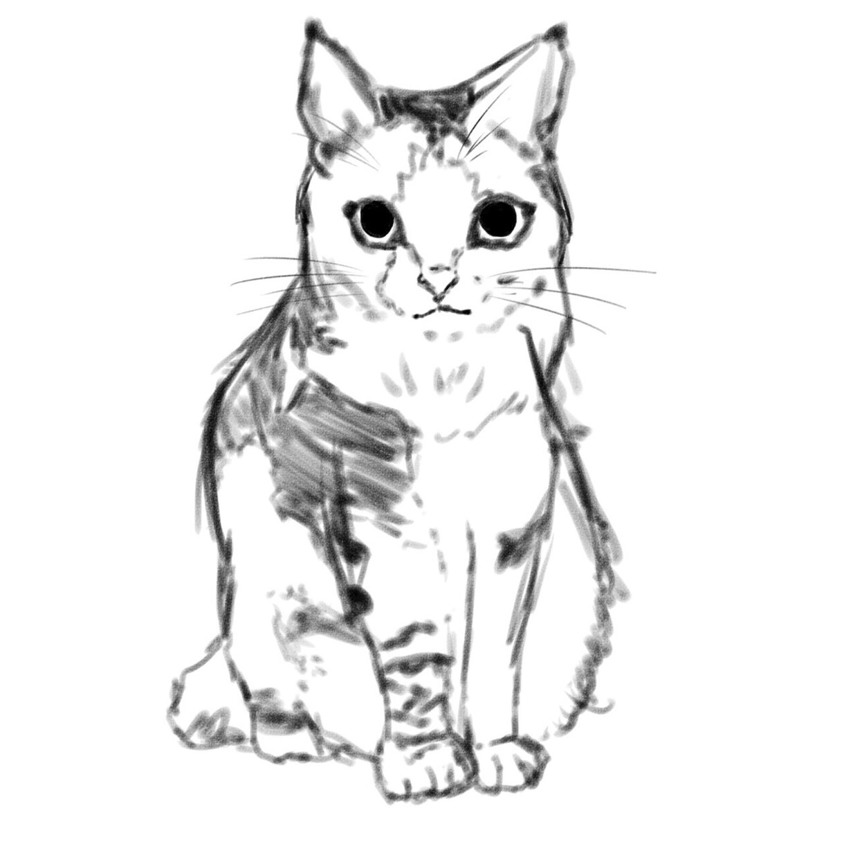 様々な絵柄で動物を描きます 購入者様の好きな動物、飼っている大切なペットなどを描きます イメージ1