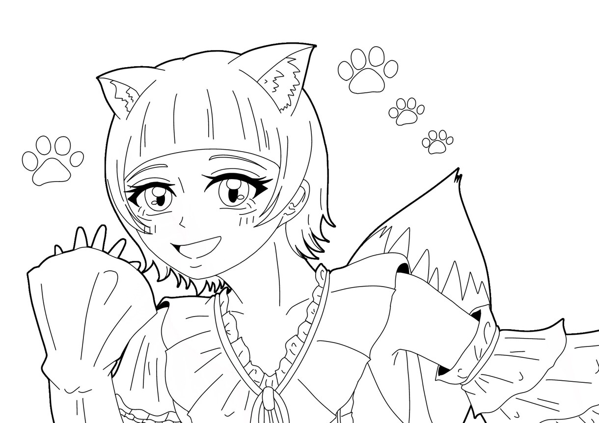 小さいお子様向けのぬりえを制作致します 可愛らしいオリジナルのぬりえを! イメージ1